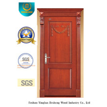 Puerta de madera Simplestyle con talla simplificada (DS-6007)